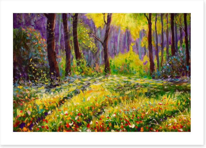 Grass in the glade