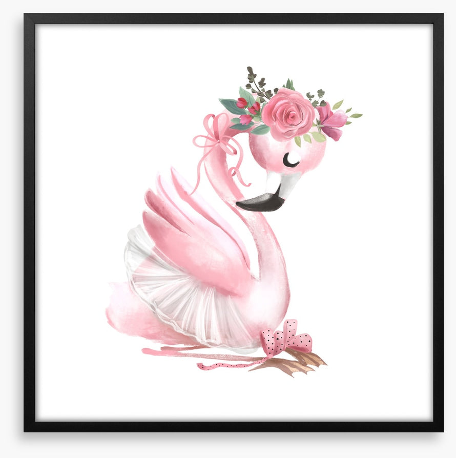 Baby flamingo ballet