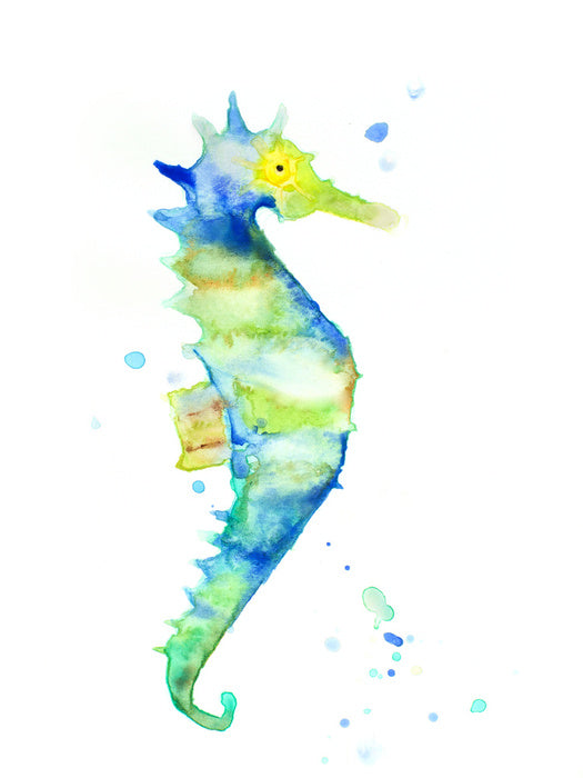 Seahorse aquarelle