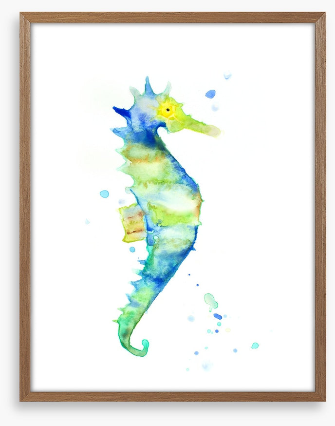 Seahorse aquarelle