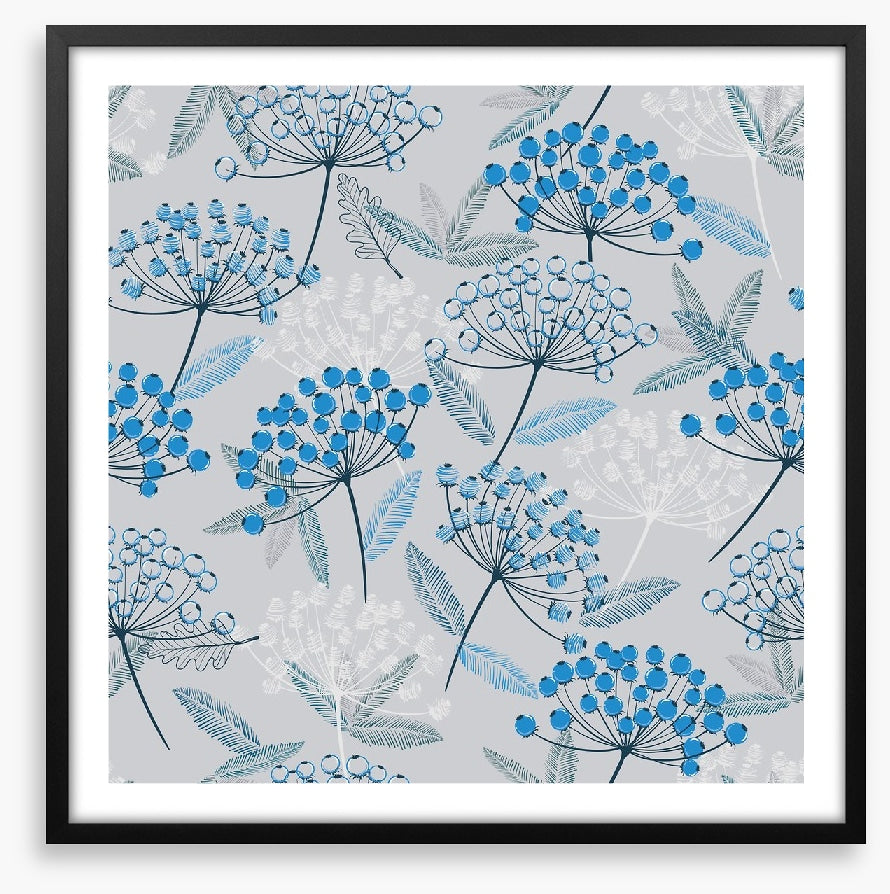 Blue winterberries