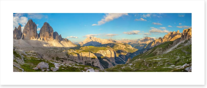 Dolomite delight panorama