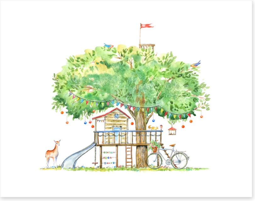 The treehouse cubby