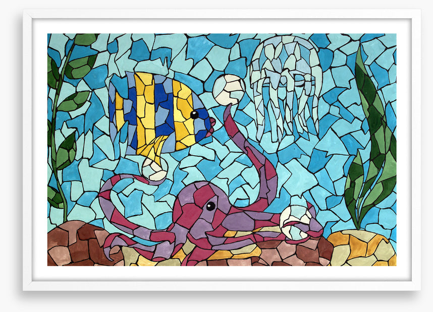 Making friends mosaic