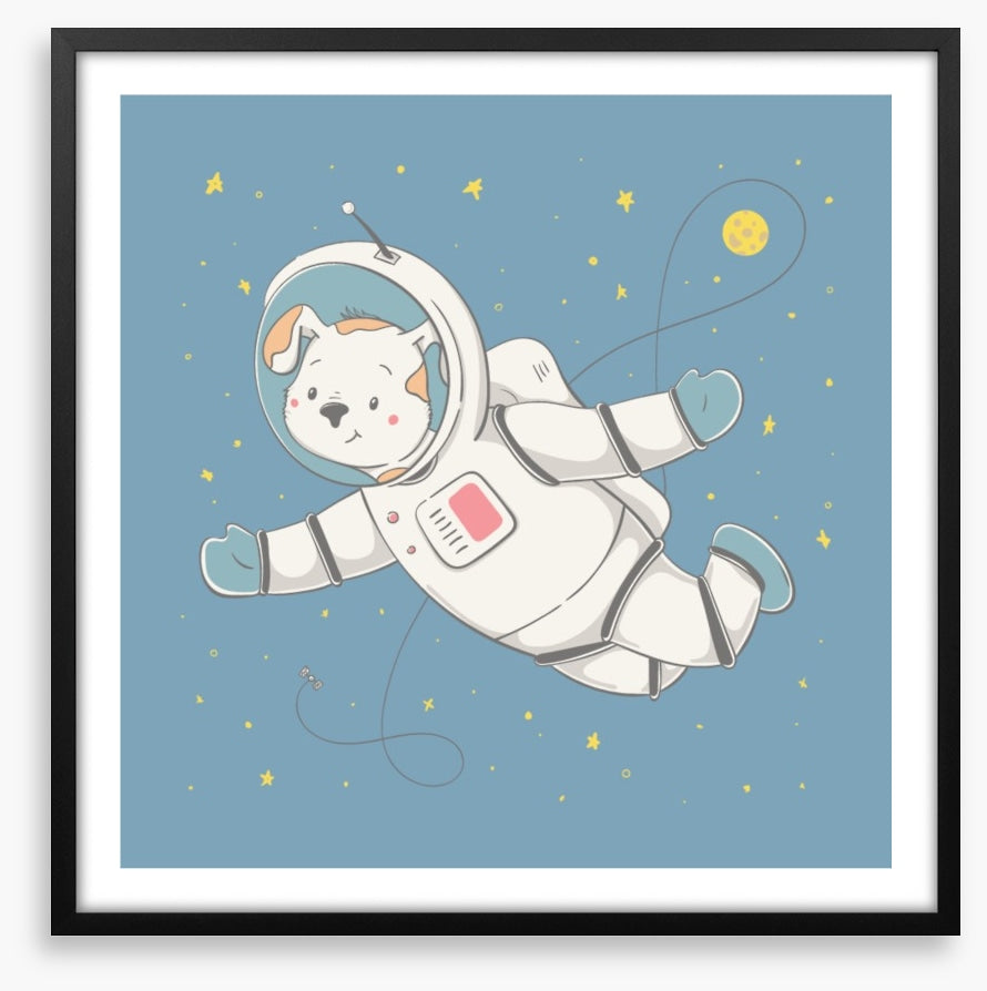 Puppy in space