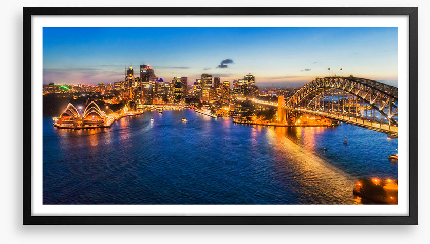 Circular Quay aglow