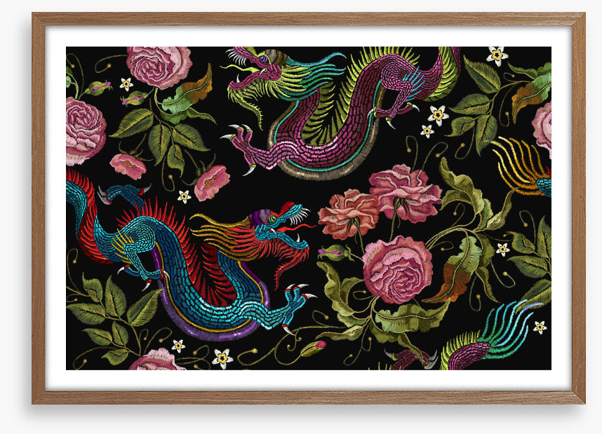 Chinese dragon garden