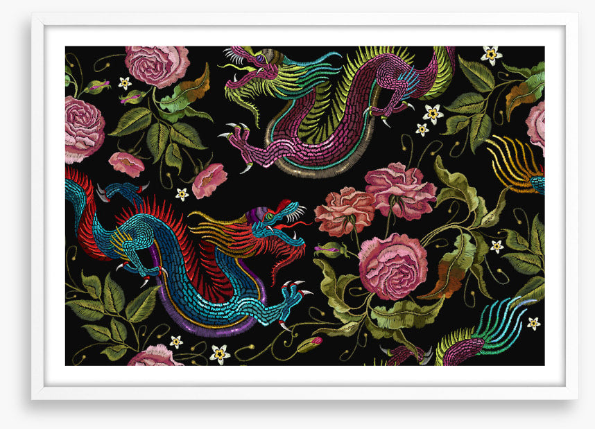 Chinese dragon garden