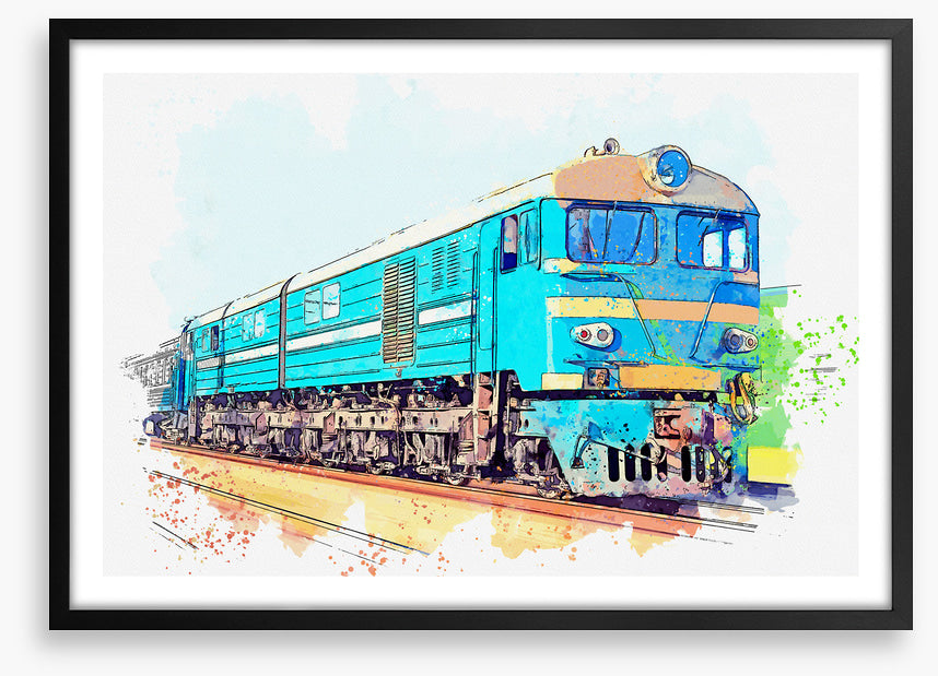 The blue train