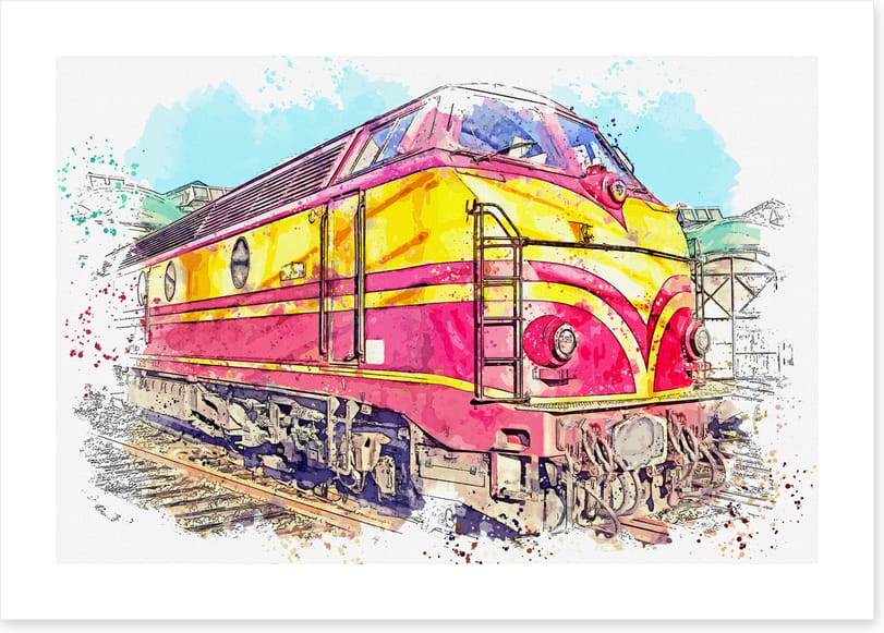 The red train