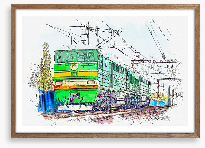 The green train