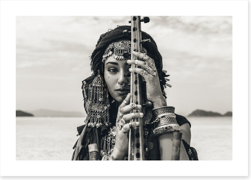 Sitar by the sea
