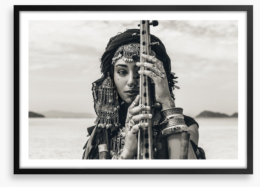 Sitar by the sea