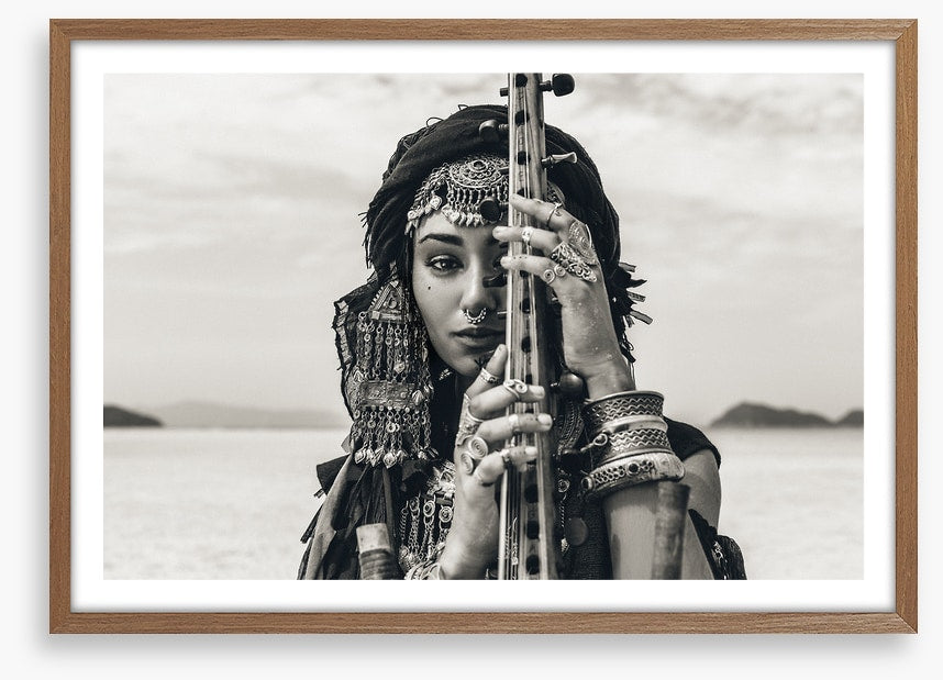 Sitar by the sea