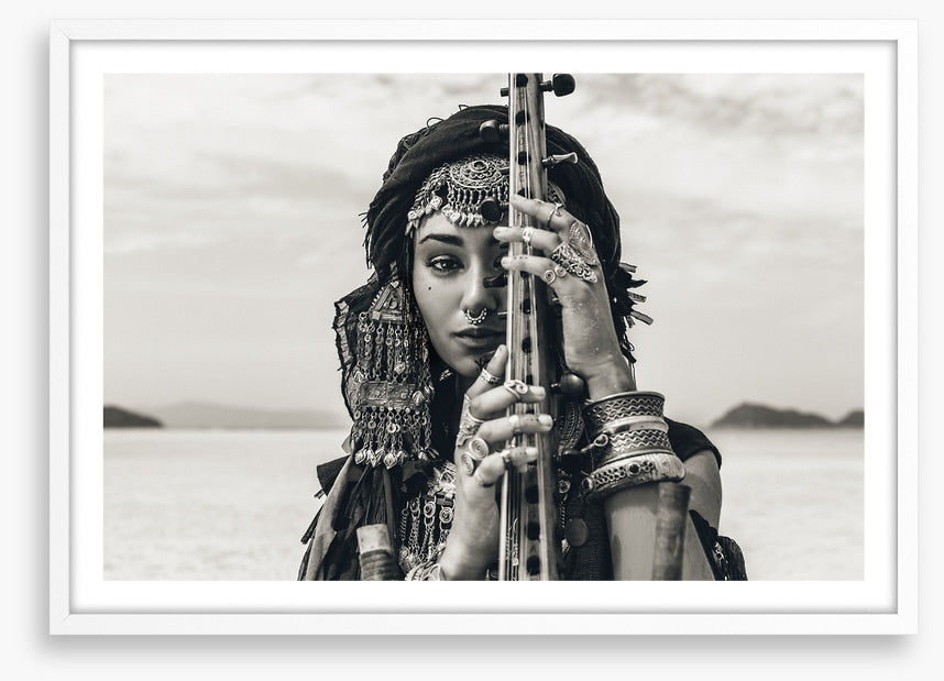 Sitar by the sea