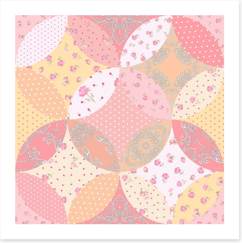 Pretty pastel patchwork