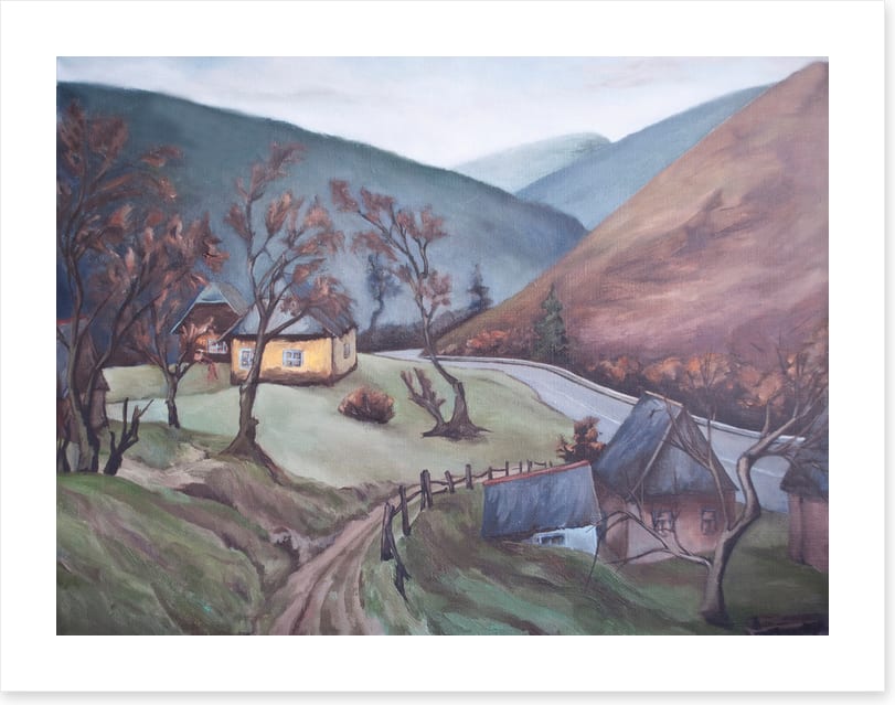 Along the mountain pass