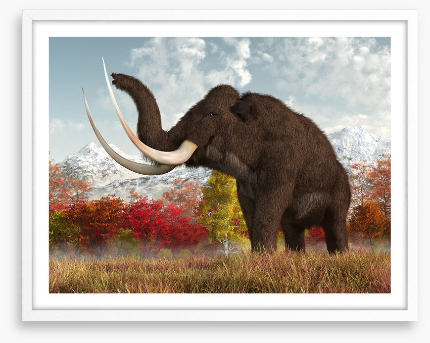 Happy woolly mammoth