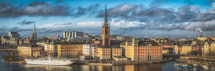 Stockholm skyline panorama