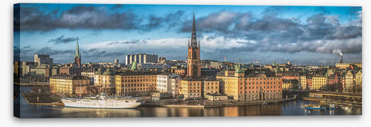 Stockholm skyline panorama