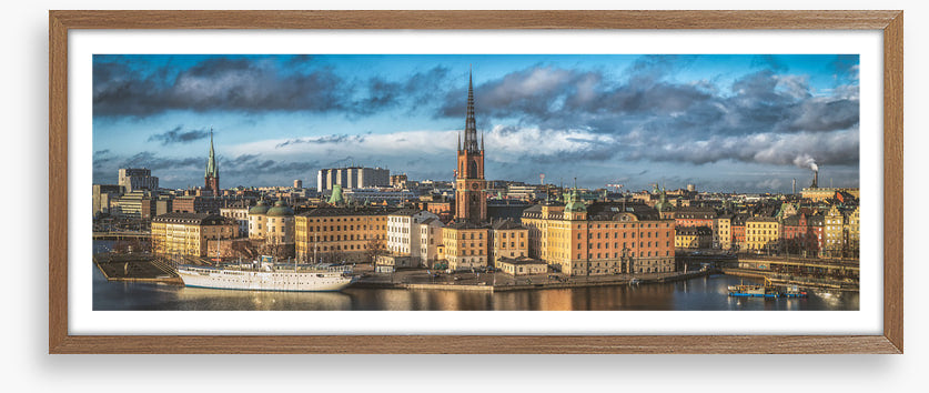 Stockholm skyline panorama