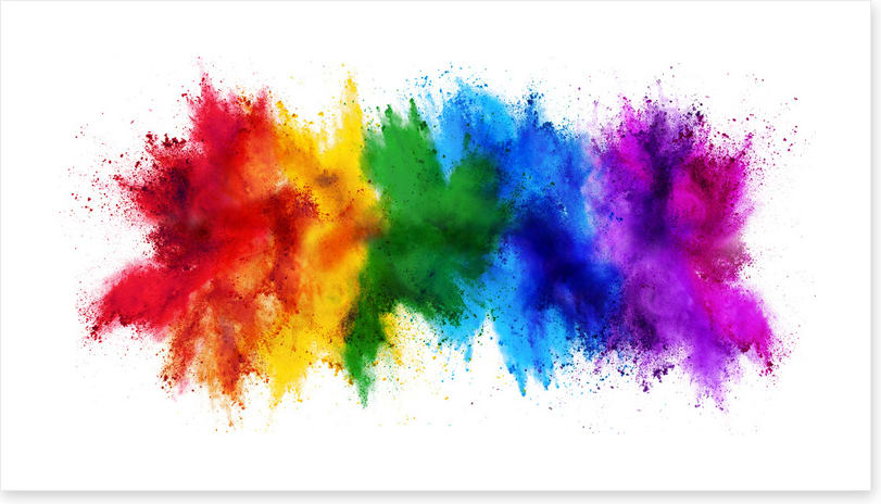 Holi rainbow