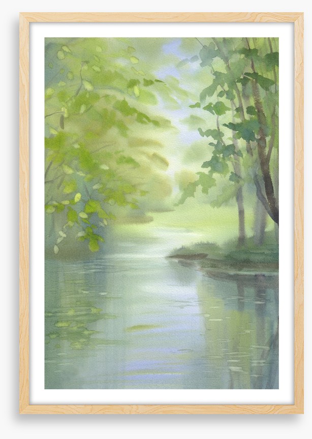 Spring river greens