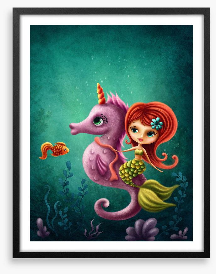 Riding my seahorse