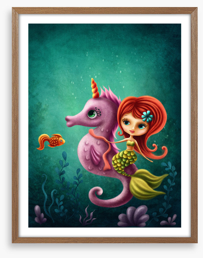 Riding my seahorse