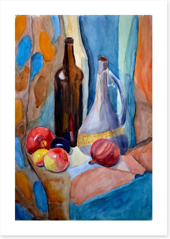 One brown bottle