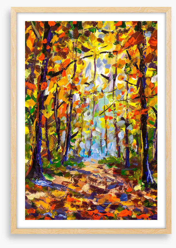 Autumn leaf light