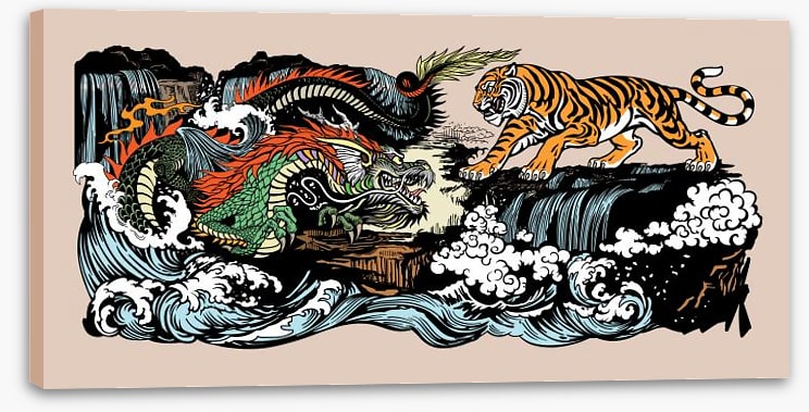 Dragon versus tiger