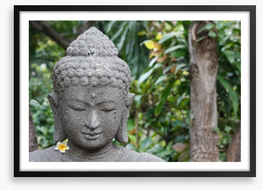 Frangipani buddha
