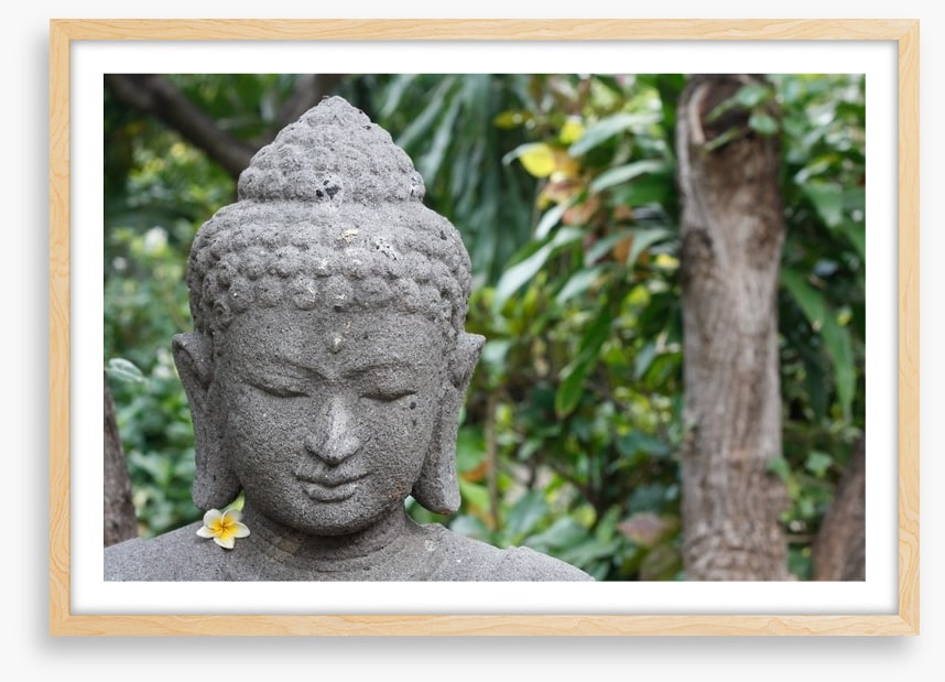 Frangipani buddha
