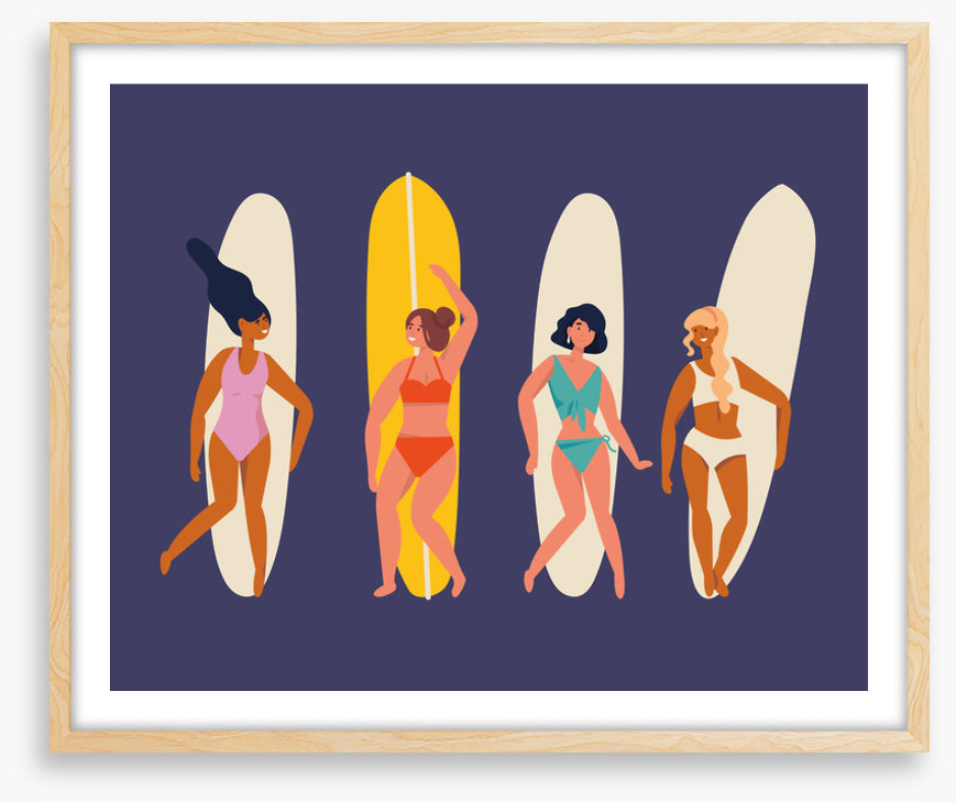 The surfer girls