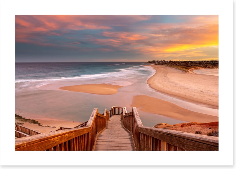 South Port beach sunrise