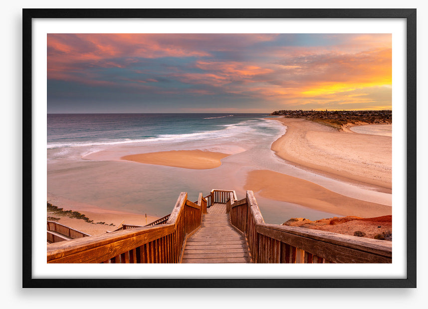 South Port beach sunrise
