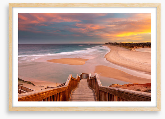 South Port beach sunrise