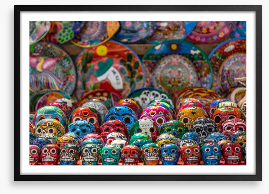 Colourful calaveras