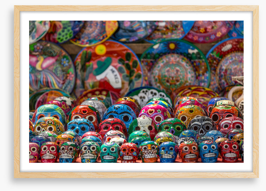 Colourful calaveras