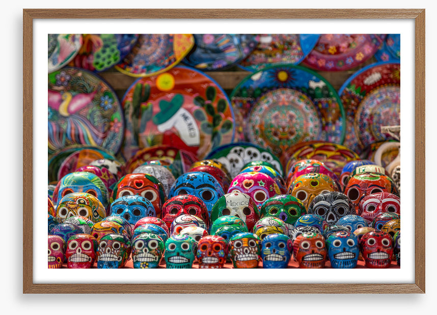 Colourful calaveras