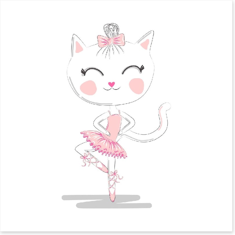 Kitten pirouette