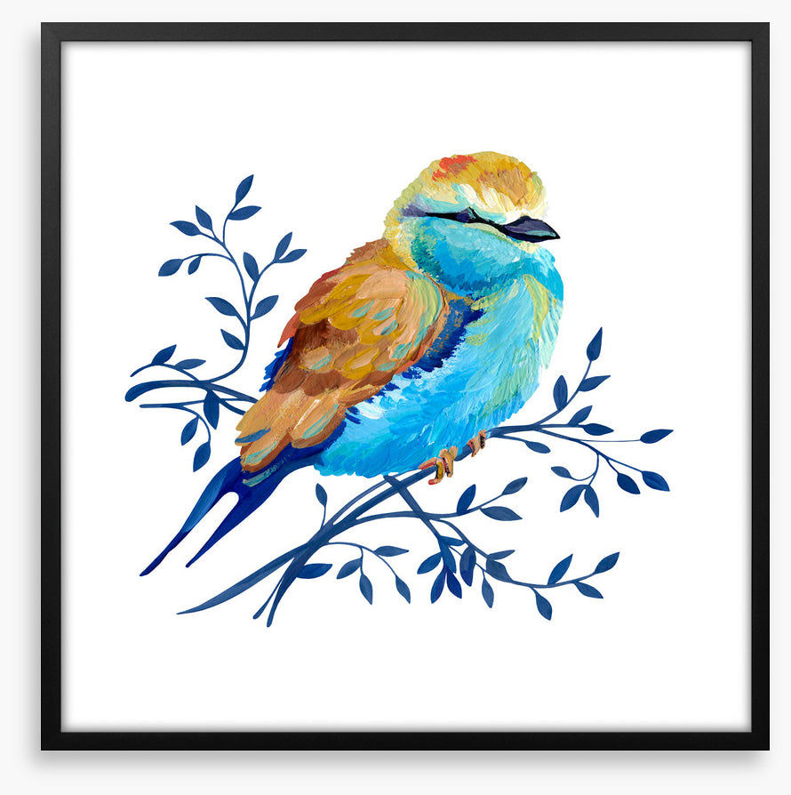Blue branch perch I