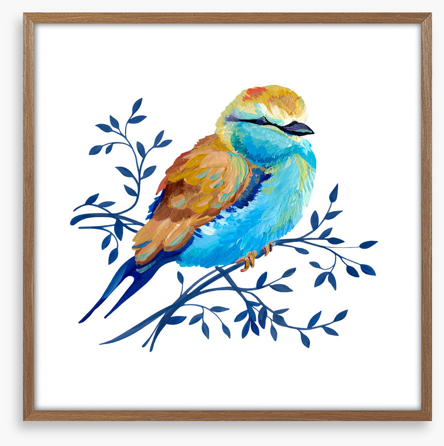 Blue branch perch I