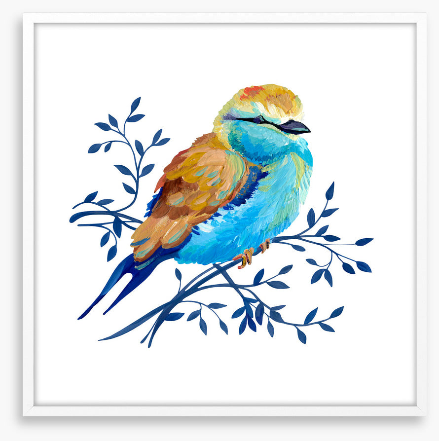 Blue branch perch I