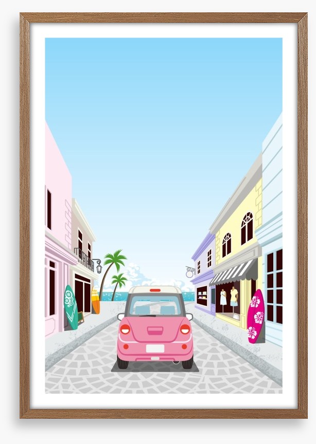Street to the surf