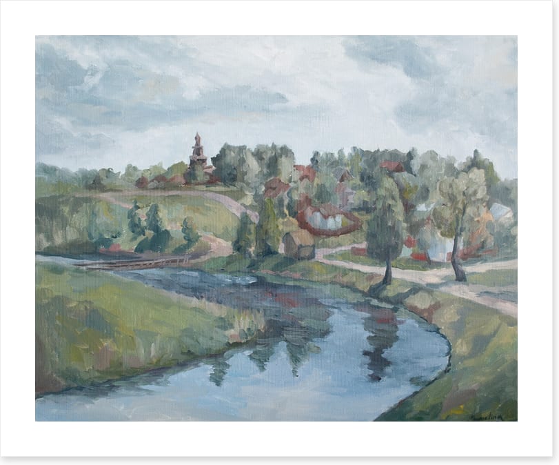 By the river bend