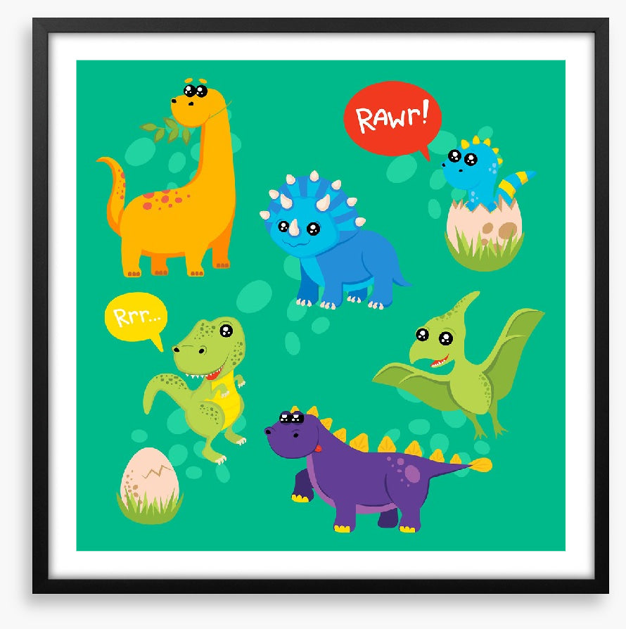 Baby dino garden