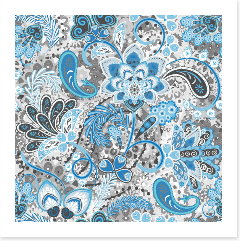 Emerging paisley