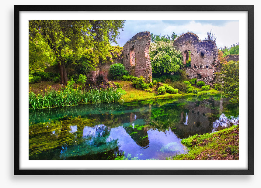 Riverbank ruins